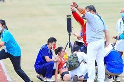 Nhà vô địch SEA Games bật khóc vì gặp nạn trên đường đua
