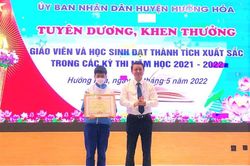 Hướng Hóa (Quảng Trị): Tuyên dương, khen thưởng giáo viên, học sinh đạt thành tích xuất sắc