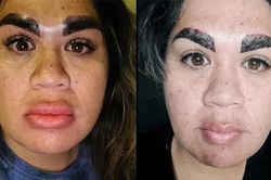 Chi 8 triệu xăm lông mày, người phụ nữ khiến con gái 3 tuổi khóc thét vì sợ