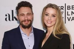 Clip Amber Heard thân mật với James Franco trong thang máy