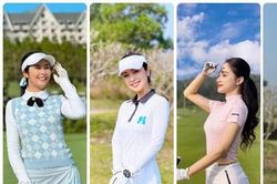 Dàn hậu đình đám khoe dáng trên sân golf