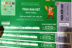 Giá vé trận bán kết bóng đá nam SEA Games 31: Có dấu hiệu hạ nhiệt