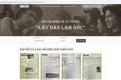 Ra mắt trang thông tin đặc biệt Hồ Chí Minh và tư tưởng 'Lấy dân làm gốc'