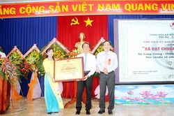 Xã Long Giang đạt chuẩn nông thôn mới