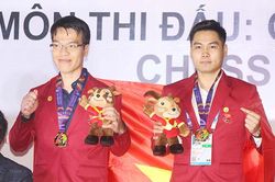 Việt Nam đoạt HCV cờ nhanh đồng đội nam