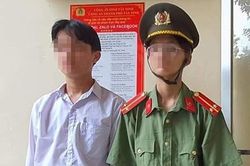 Nam thiếu niên giả công an đi thu tiền ở Tây Ninh