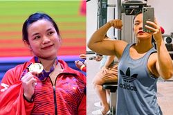 Hot girl tuyển cử tạ Việt Nam phá kỷ lục tại SEA Games 31