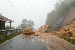 Lai Châu: Nhiều tuyến đường giao thông tiếp tục bị sạt lở