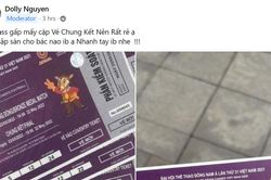 Trời mưa, vé chung kết bóng đá nam SEA Games 31 hạ nhiệt