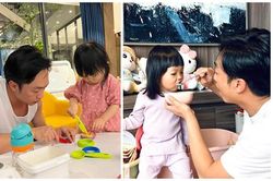 Tan chảy loạt khoảnh khắc của đại gia Cường Đô la bên con gái