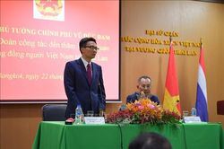 Phó Thủ tướng Vũ Đức Đam gặp gỡ cộng đồng người Việt tại Thái Lan