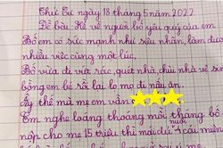 Học sinh tiểu học làm văn tả bố giỏi như 'siêu nhân' nhưng vẫn bị mẹ chê tả tơi khiến dân mạng cười ngất