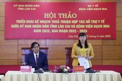 Hợp tác hỗ trợ y tế toàn diện giữa UBND tỉnh Lào Cai và Bệnh viện Bạch Mai
