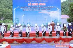 Mai Sơn khởi công dự án đường giao thông