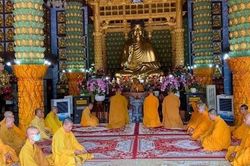 Chư Tăng tổ đình Minh Tịnh tác pháp thọ an cư