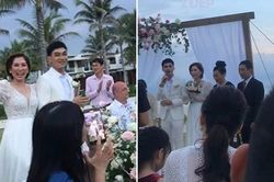 Diễn viên Khương Ngọc tổ chức lễ cưới trên bãi biển