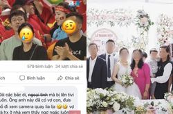 Xôn xao cặp đôi bị 'tóm sống' ngoại tình, cổ vũ U23 Việt Nam?