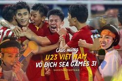Chúc mừng Việt Nam vô địch SEA Games 31: Hoa hậu Thùy Tiên 'đi bão' bất chấp hình tượng