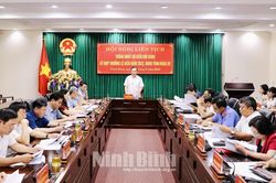 Thống nhất dự kiến nội dung kỳ họp thứ 7, HĐND tỉnh khóa XV