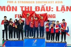 VĐV Phú Thọ giành Huy chương Vàng đồng đội SEA Games 31