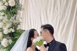 Hậu trường ảnh cưới của 'tình địch' Hương Giang: Karen Nguyễn và chú rể ngọt tới sâu răng