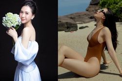 Giải vàng siêu mẫu vòng eo ấn tượng thi Hoa hậu Hoàn vũ VN 2022