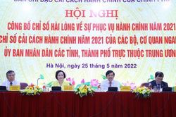 Công bố các chỉ số SIPAS và cải cách hành chính năm 2021
