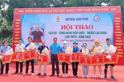 Hội thao huyện Chư Pưh lần thứ II-2022 xã Ia Phang nhất toàn đoàn