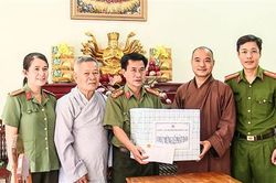 Phật tử Đông Hà tham gia giữ gìn an ninh trật tự
