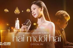 Lý do Amee bật khóc khi quay MV 'Hai mươi hai'