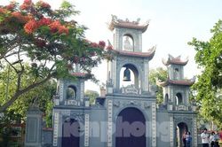Những viên gạch in dấu chủ quyền ở ngôi chùa trên đảo Thanh niên Bạch Long Vĩ