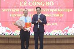Ông Lê Quang Trung giữ chức vụ Phó Trưởng Ban Nội chính Tỉnh ủy Khánh Hòa