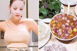 Hồ Ngọc Hà 'nghiện' thứ quả màu tím dân dã quyện mùi mắm đến nỗi quá nhiều lần phải khoe