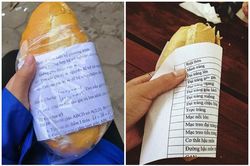 Những mẩu giấy gói đồ ăn khiến thực khách 'tái mặt' khi thưởng thức