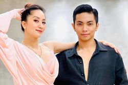 Khánh Khi - Phan Hiển bắt trend ca khúc đang gây bão TikTok, xem cứ 'bánh cuốn' thôi rồi!