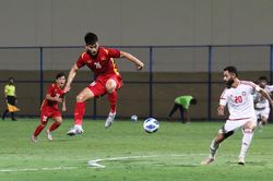 U23 Việt Nam thua 0-3 U23 UAE trong trận đấu tập