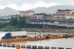 Chính thức thông quan trở lại Lối mở cầu phao tạm Km3+4 Hải Yên