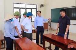 Đảm bảo tốt các điều kiện tại những trường học trên địa bàn Thạch Hà, phục vụ 2 kỳ thi
