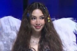 Thùy Tiên nói gì sau cú té ngã 'sõng soài' lúc catwalk?