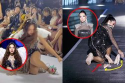 Những cú 'vồ ếch' trên sàn catwalk và màn xử lý đầy bản lĩnh của mỹ nhân Việt