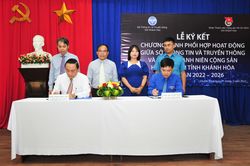 Tỉnh đoàn - Sở Thông tin và Truyền thông ký kết chương trình phối hợp hoạt động giai đoạn 2022 - 2026