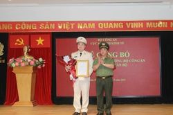 Công bố quyết định bổ nhiệm Phó cục trưởng Cục An ninh kinh tế