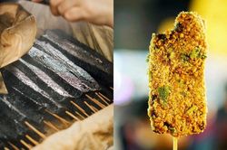 Tưởng que kem nhưng thực chất đây lại là món bánh... tiết lợn độc đáo của xứ Đài