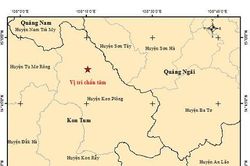 Kon Tum lại liên tiếp động đất