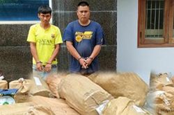 Hai anh em bị bắt vì vận chuyển hàng trăm kg pháo nổ