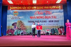 Phường Hội Thương và xã Ia Din giành giải nhất Hội thi 'Nhà nông đua tài'