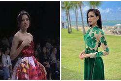 Đỗ Thị Hà bị tuột váy hết hồn... bao lần gặp sự cố trang phục?