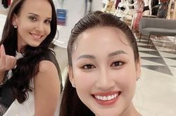 Miss Global 2022: Đoàn Hồng Trang thân thiện cùng thí sinh các nước
