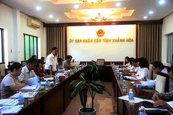 Đoàn công tác của Tòa án nhân dân tối cao làm việc tại Khánh Hòa