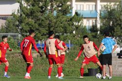 U23 Việt Nam sẵn sàng cho trận đấu với U23 Hàn Quốc